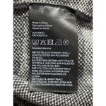 H&M Black White Zebra Marble Long Sleeve Knit Crew Neck Cropped Sweater Top Sz S Photo 4