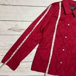 Saks 5th Avenue SAKS FIFTH AVENUE Red Diamond Quilted Jacket poke dots Photo 8