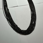 Kendra Scott  Glam Rocks Black Gold Tone Reese Multi Chain Necklace 32 Inch Photo 2