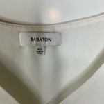 Babaton  White Loose Fit V Neck Tank Top Size XXS Photo 3
