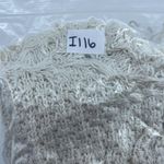 Torrid  Sz 1X Cardigan Sweater Open Front Open Knit Fringe Oversized Boho Beige Photo 10