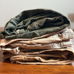 Forever 21 Lot Womens Plus Cargo Pants 16 XL Lee Khaki Green Cream Beige Bottoms Photo 0