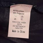 Button up cinch waist shirt Blue Size 8 Photo 3