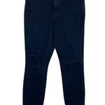 Rock & Republic Dark Wash Raw Hem High Roller Skinny Jeans Photo 0