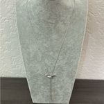 Vintage Avon Silver Tone Bolo Lariat Bird Seagull Necklace Photo 1