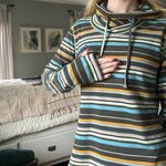 KAVU  striped mock neck layer Photo 2
