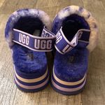 UGG  Disco Marble Slide Slippers Sheepskin Violet Night Purple Tie Dye Photo 7