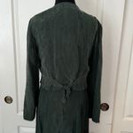 VINTAGE DARK GREEN TWO PIECE MATCHING SET DRESS & CARDIGAN Photo 3