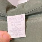 Lands' End  women’s silk olive branch top size 14 Photo 4