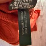 Ralph Lauren Vintage  Jean co long sleeve red sweater with leather lace detail m Photo 6