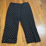 Rafaella  Black and White Polka Dot Capris Photo 0