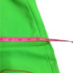 60s Vintage Handmade Lime Green Wide Leg Flare Jumpsuit Medium Photo 4