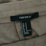 Forever 21  Milk Chocolate Brown Faux Suede Pencil Skirt Back Slit Sz M Photo 3