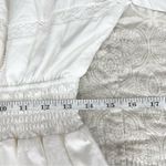 AQUA White Lace Inset Flounced Mini Dress Medium NWT Photo 10