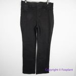 Madewell NEW  Pull-On Skinny Flare Jeans in‎ Black Frost, 33 Photo 3