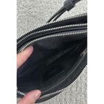 ALLSAINTS Captain Zip Leather Crossbody Bag BLACK SILVER HARDWARE Photo 8