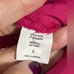 New York & Company Straight Leg Women's Hot Pink Corduroy Pants Regular Sz 8 Photo 4