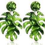 BaubleBar Statement Leaf Earrings Photo 0