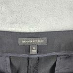 Banana Republic  Womens Wide Leg Cropped Pants Black Linen Blend Size 12 Photo 7
