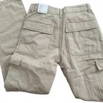 Mango Boyfriend Pocket Cargo Jeans Pants Ecru Beige NWT Size 2 Photo 6