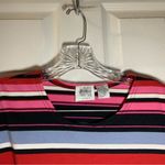 Jason Maxwell  Red/Pink Striped Short Sleeve Tee size 1X Photo 2