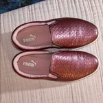 Puma  Tustin Size 7.5 Metallic Pink Slip-On Golf Shoes Photo 2