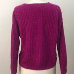 EXPRESS  Chenille Velvet V-Neck Pullover Sweater XS Photo 3