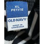 Old Navy Women's Ribbed Top Shirt Black White Size XL PETITE Extra Large Photo 3