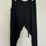 Free People  BEACH BLACK JOGGERS SIZE SMALL Photo 0