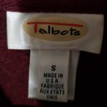 Talbots  S Maroon 1/4 Zip Fleece Pullover Photo 2