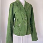 BB Dakota Vintage Y2K BB’s Closet () Green Single Breasted Casual Blazer Photo 2