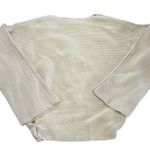 Love, Whit by Whitney Port Sweater Womens X Large Cream Crisscross Ribbed Knit‎ Size XL Photo 2