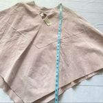 New Decoded Leather Blush Pink Women’s Poncho Size L Photo 7