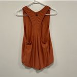 prAna  tank top! Rust burnt Orange athletic Sleeveless Top! Size medium Photo 3