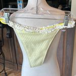 Bikini Set Pastel Yellow Crochet Lace Tiny Blue Bows Size undefined Photo 6