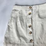 Forever 21  Women's Button Front Mini Corduroy Skirt Sz S Photo 1