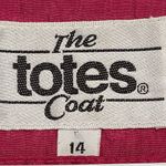 The Totes Coat Raspberry Pink Water Repellent Trench Coat Size 14 Photo 9