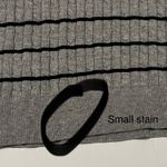 U.S. Polo Assn. Size Medium Gray And Black Stripe Sweater V Neck Photo 3