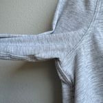 Lululemon  Time to Restore Nulu Long Sleeve Shirt Gray Size 6 Yoga Tie Wrap Top Photo 1
