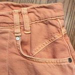 Pilcro Anthropologie  Pleated‎ Micro Circle Soft Denim Mini Skirt Pink Rose Sz 10 Photo 8