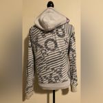 Roxy EUC Purple & Gray Reversible Zip Up Hoodie size medium Photo 6