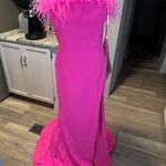Elegant Pink Prom Dress Size 10 Photo 2