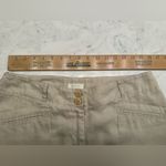 Sigrid Olsen  So Be It 100% Linen Khaki Wide Leg High Rise Women’s Sz 10 Pants Photo 5