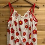 Vintage Sindrella Size Medium Retro Floral Print Babydoll Style Nightgown Dress Red Photo 3