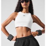 Alo Yoga Alo Aspire Yoga Tank White xxs Photo 2