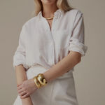 J.Crew  Garcon Classic Double Gauze Shirt White Button-Up Long Sleeve‎ Top Photo 0