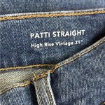 DL1961 Patti Straight NWT Size 25 High Rise Vintage 31" Denim Jeans Split Cuff Photo 10