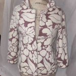 Meadow Rue Anthropologie Womens Pink‎ White Eyelash Cardigan Jacket XS Pink Photo 0