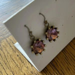 NWT WA Studios Pink crystal earrings Photo 3