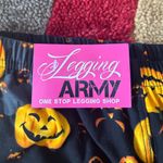 NWT Halloween Pumpkin Print Festive Fall Holiday Leggings Fits like a Women’s Small Multiple Photo 1